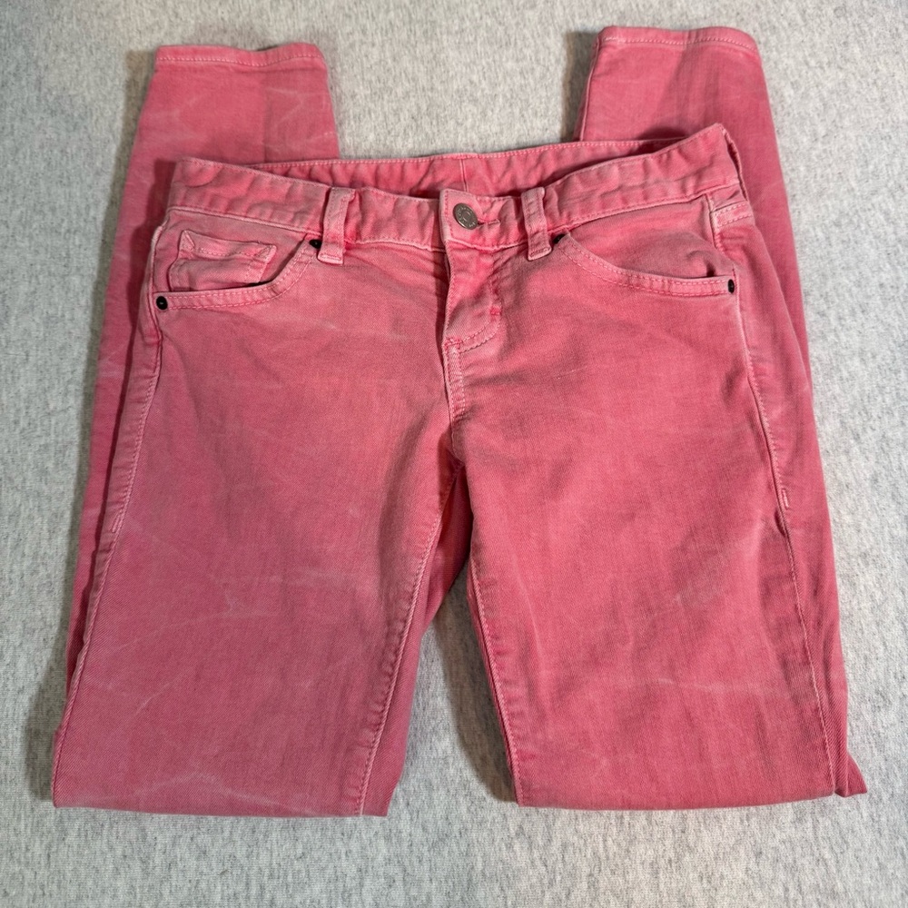 Armani Exchange Skinny Denim Jeans – Pink & White Tie-Dye‎ Vibes 💗